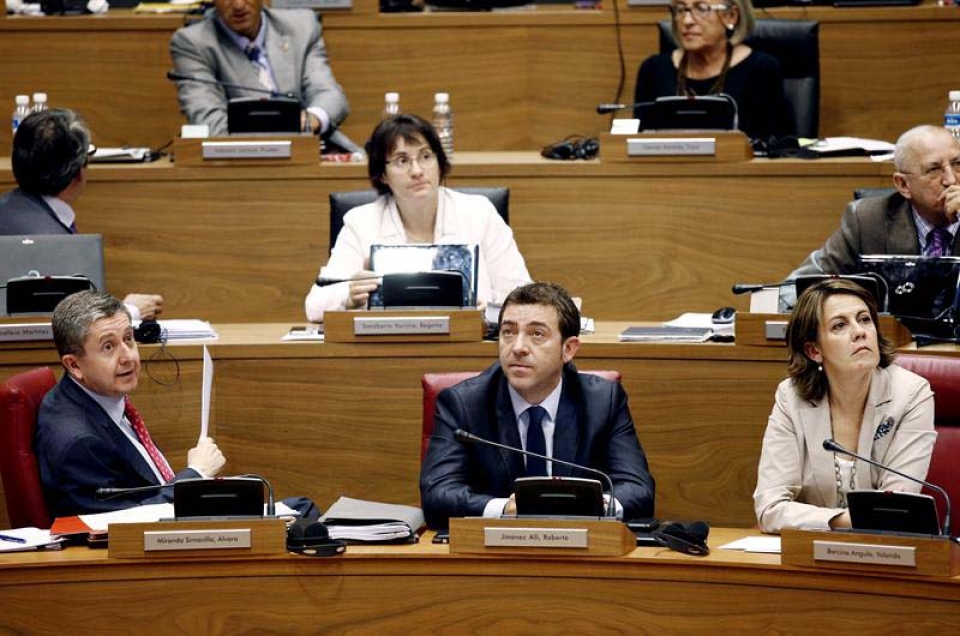 El Parlamento de Navarra, en una imagen de archivo. Foto: EITB