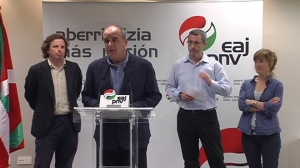 Joseba Egibar: 'El PP y el PSE están dispuestos a apoyar la moción de censura'