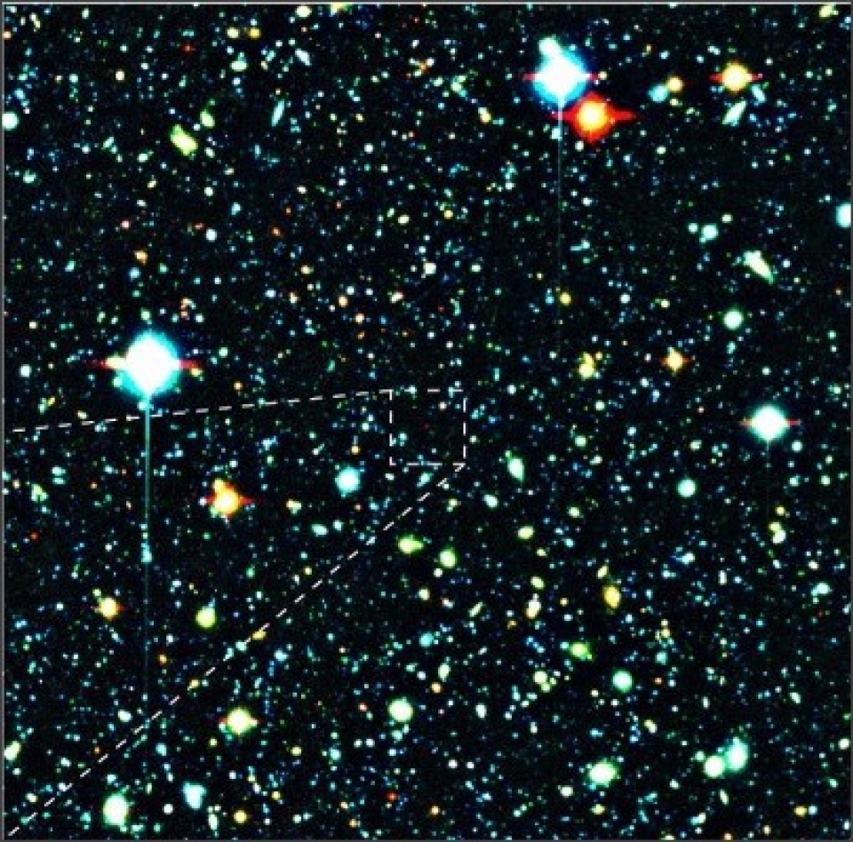 Lurretik 12.900 milioi argi-urtetara dagoen galaxia bat aurkitu dute. Astrophysical Journal