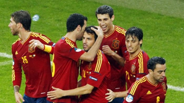 La selección española supera a Irlanda por 4-0
