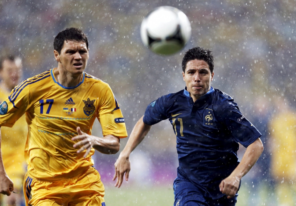 Ukraina-Frantzia partida (0-2). Argazkia: EFE