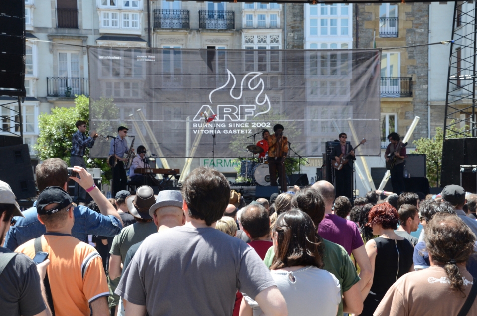 Azkena Rock Festival 2012, Ama Zuriaren Plaza. Argazkia: EITB