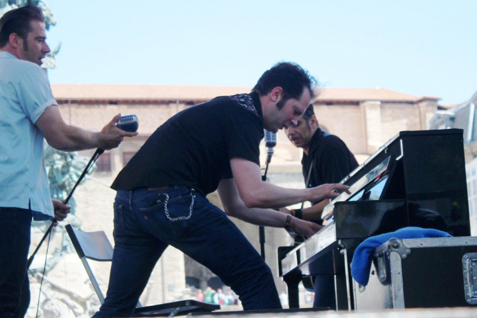 Azkena Rock Festival 2012: Dick Brave and The Backbeats. Foto: Tom Hagen