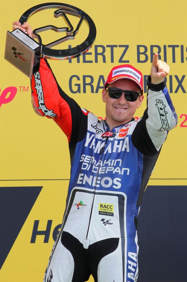 Jorge Lorenzok irabazi du Silverstonen. Argazkia: EFE