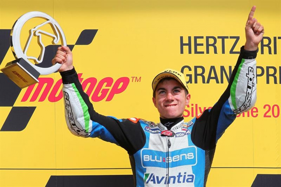 Viñalesek irabazi du Britainia Handiko S.N. Moto3 mailan. Argazkia: EFE