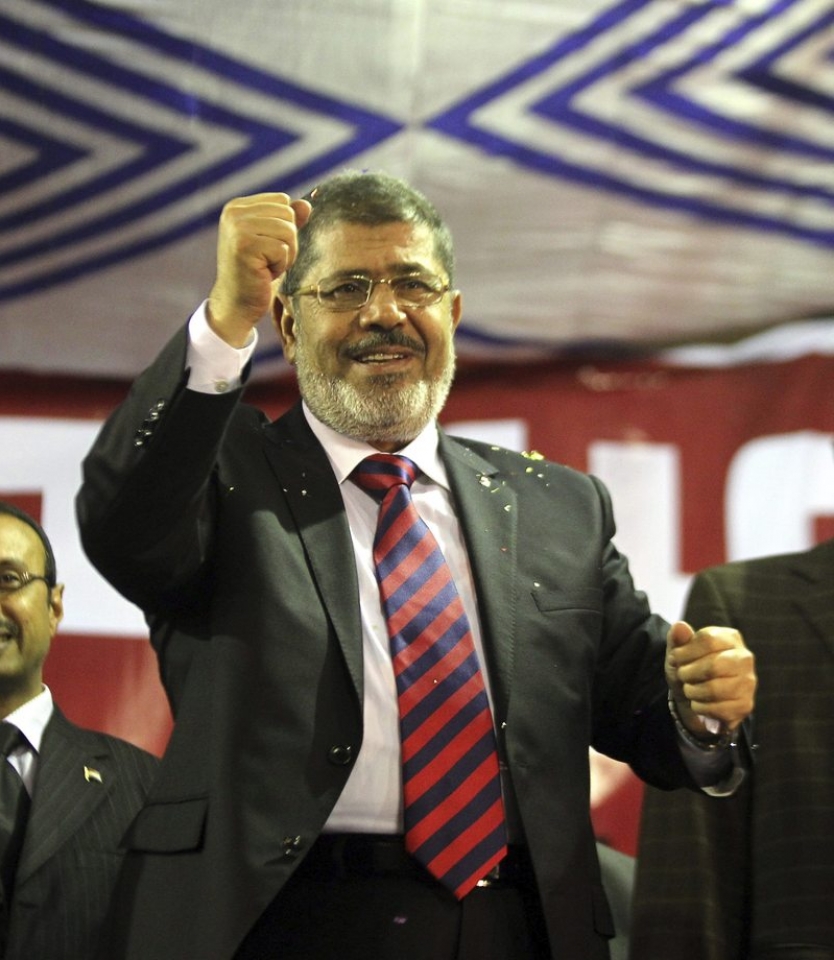 El candidato del PLJ a las elecciones presidenciales de Egipto, Mohamed Mursi. Foto: EFE
