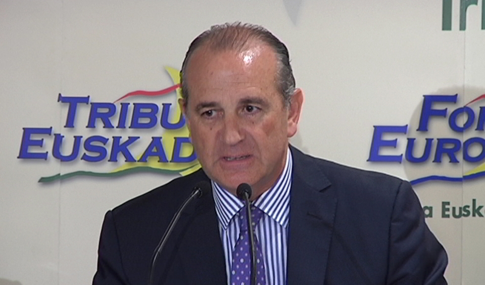 Miguel Angel Lujua Confebaskeko presidentea. Argazkia: EITB