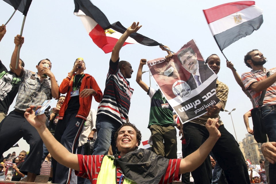 El candidato del PLJ a las elecciones presidenciales de Egipto, Mohamed Mursi. Foto: EFE
