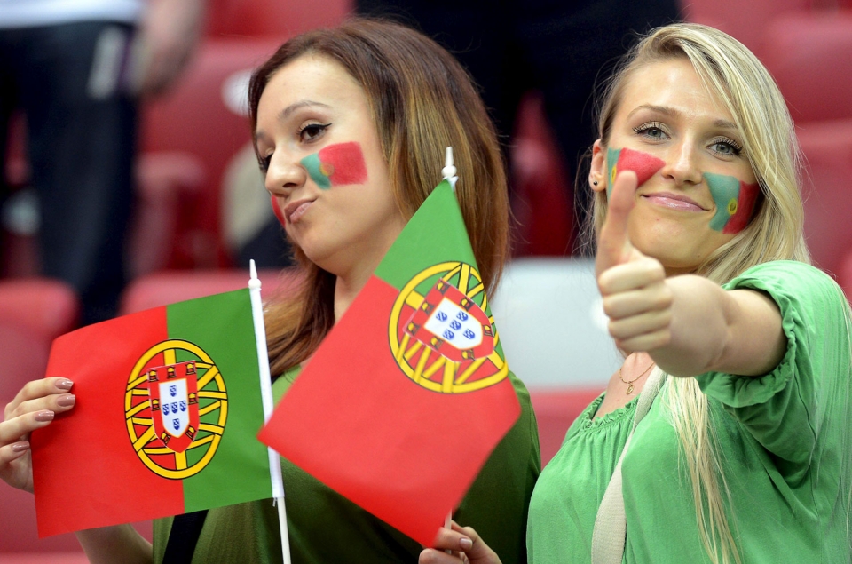 Portugaleko zaleak harmailetan. EFE