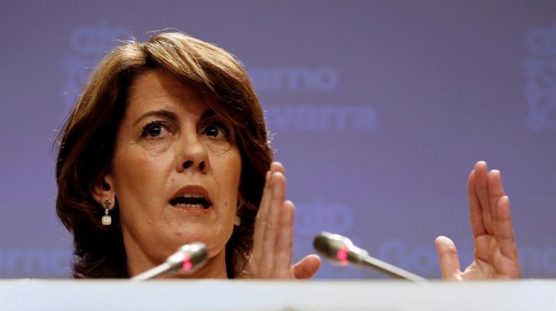 La presidenta del Gobierno de Navarra, Yolanda Barcina.