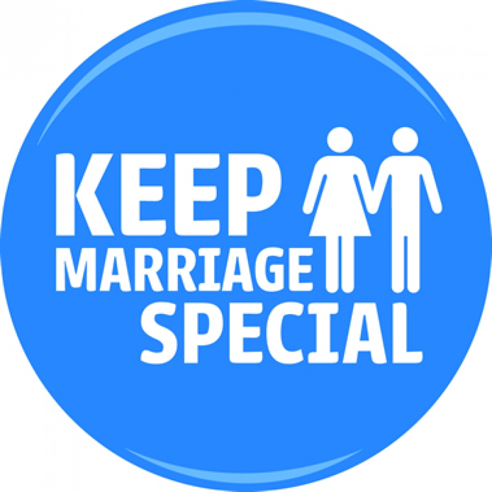 Kanpaina polemikoa hasi dute Erresuma Batuan. Argazkia: keepmarriagespecial.org.uk