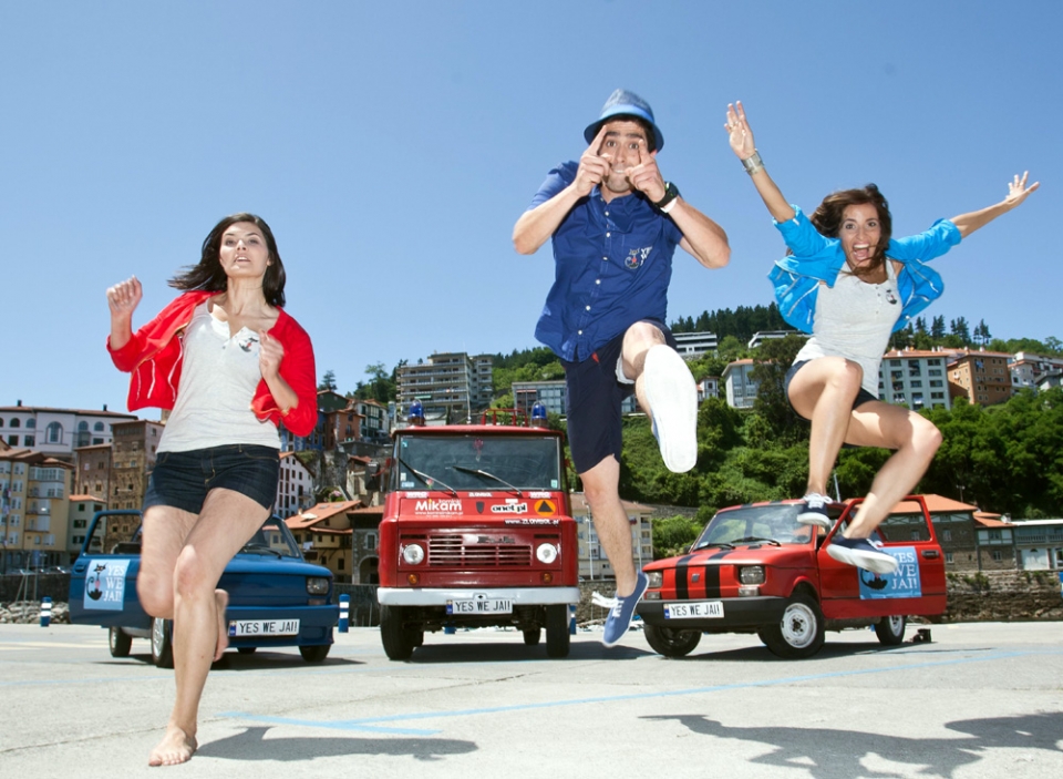 Joanes Passicot, Sonia Kolaczek and Rocio Basterra. EITB