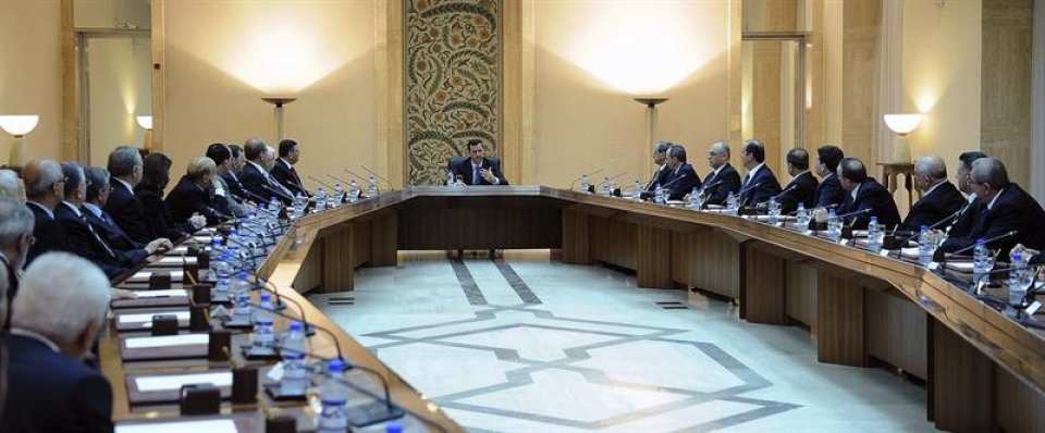 Reunión del nuevo Gobierno sirio. EFE