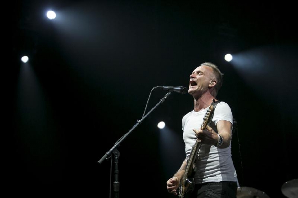 Stingen kontzertua Budapesten. Argazkia: EFE.