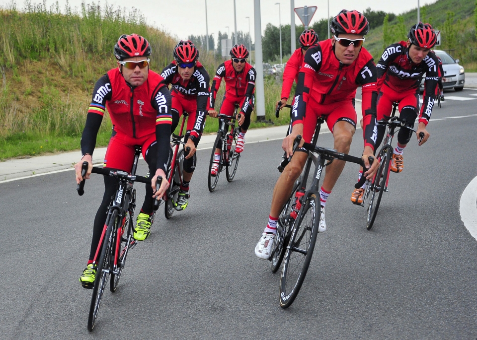 El equipo BMC entrenando. EFE