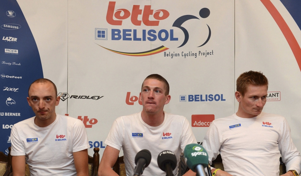 Ciclistas del Lotto-Belisol. EFE