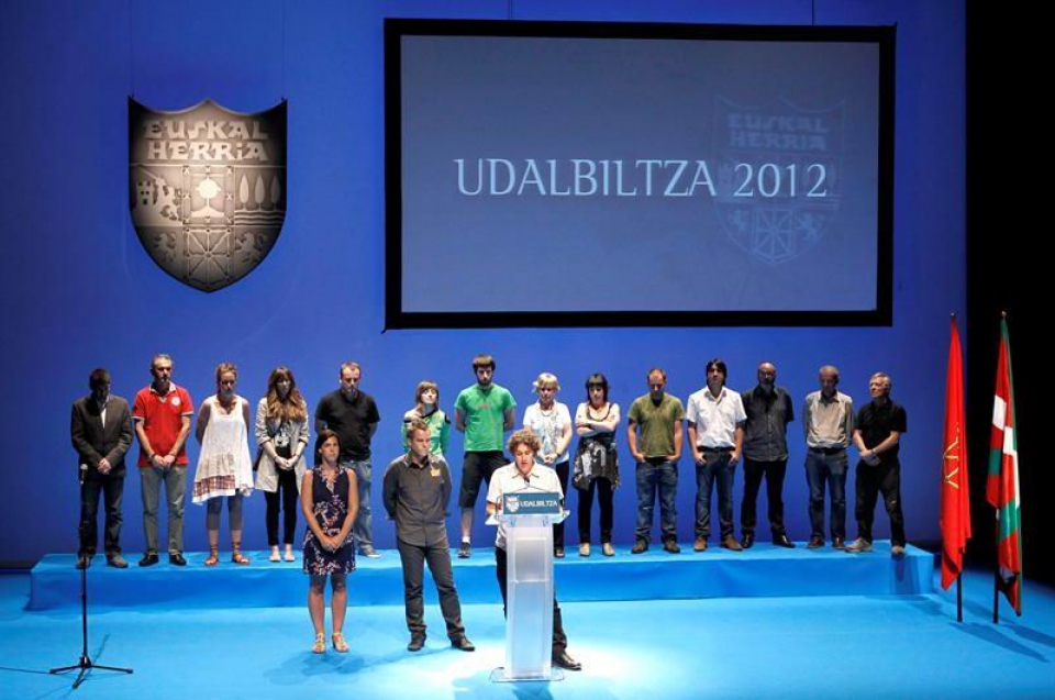 El proceso para reorganizar Udalbiltza ha arrancado en Pamplona. Foto: EFE