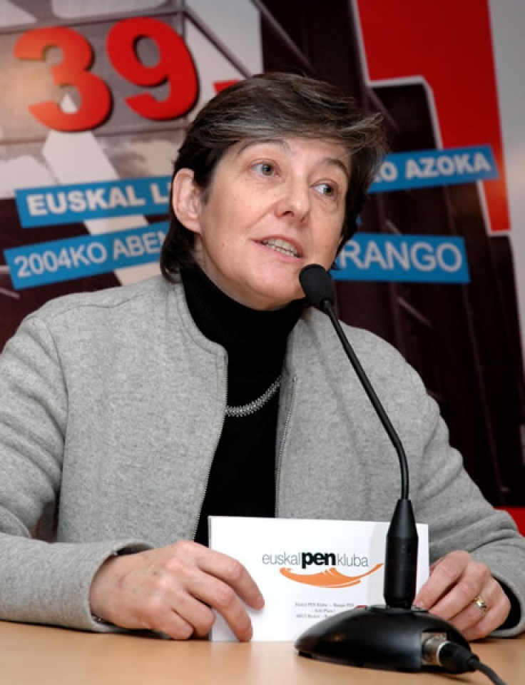 La candidata a lehendakari de la coalición Euskal Herria Bildu, Laura Mintegi.
