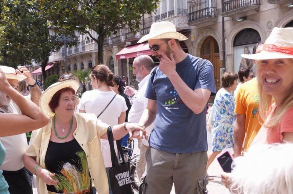 En Gasteiz con Antonia