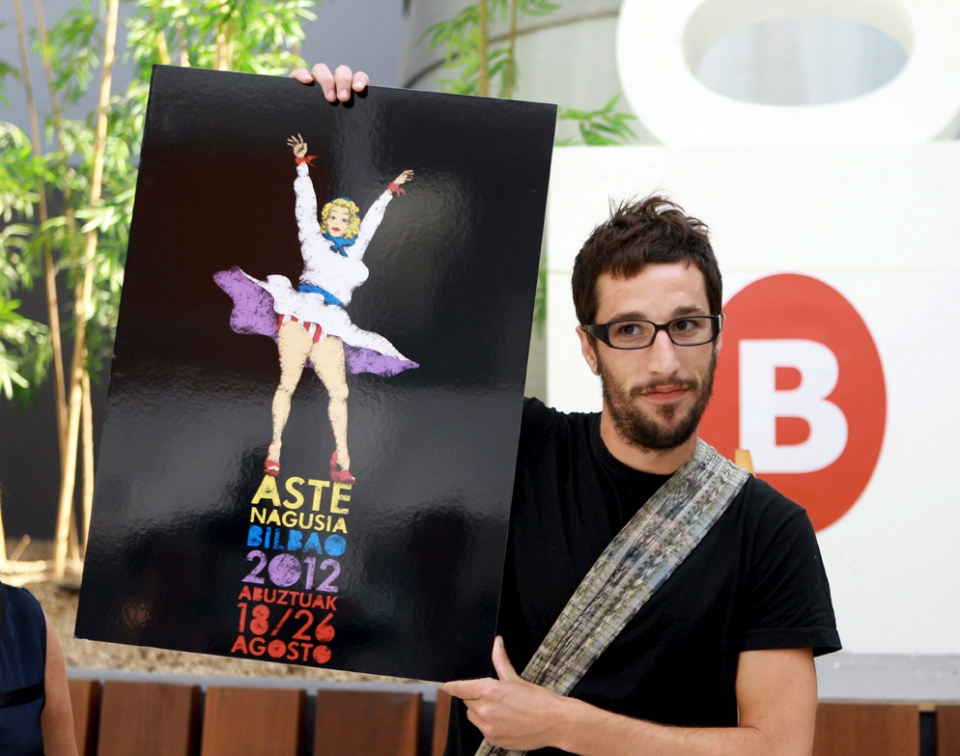 El cartel ganador para Aste Nagusia 2012. Foto: EFE