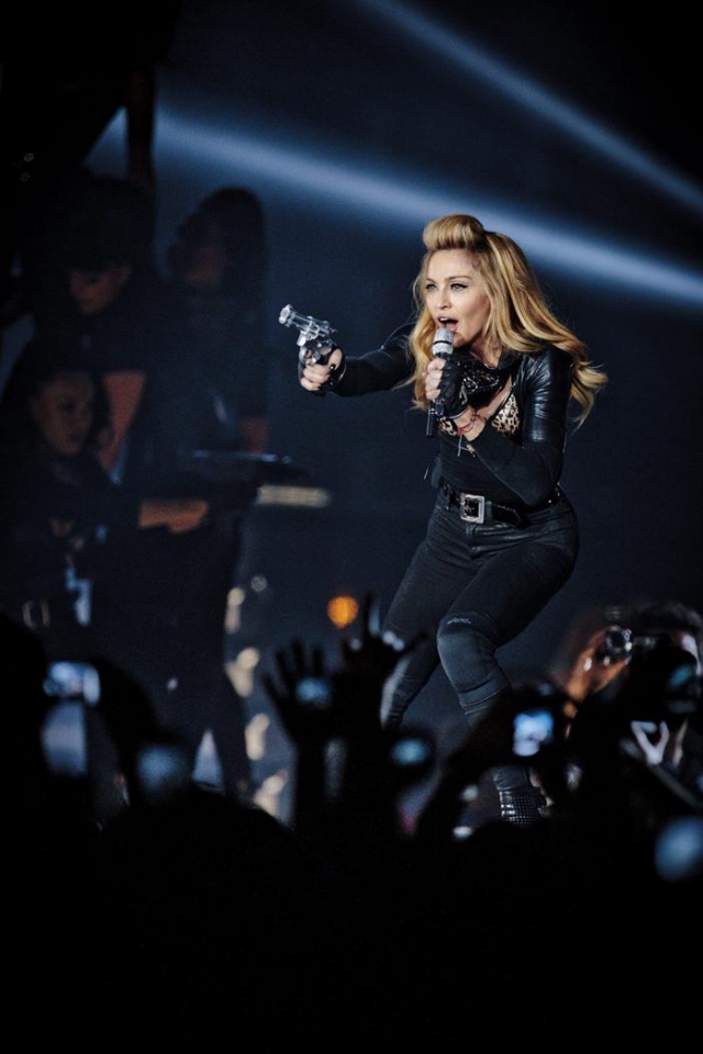 Madonna Danimarkan. Argazkia: EFE