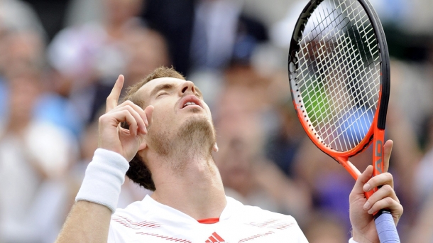 Andy Murray, garaipena ospatzen. Argazkia: EFE.