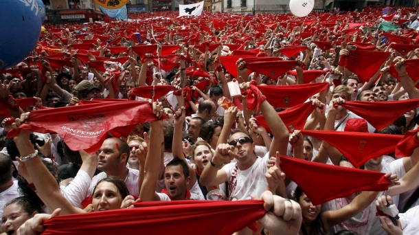 Txupinazo de San Fermín 2012. EFE