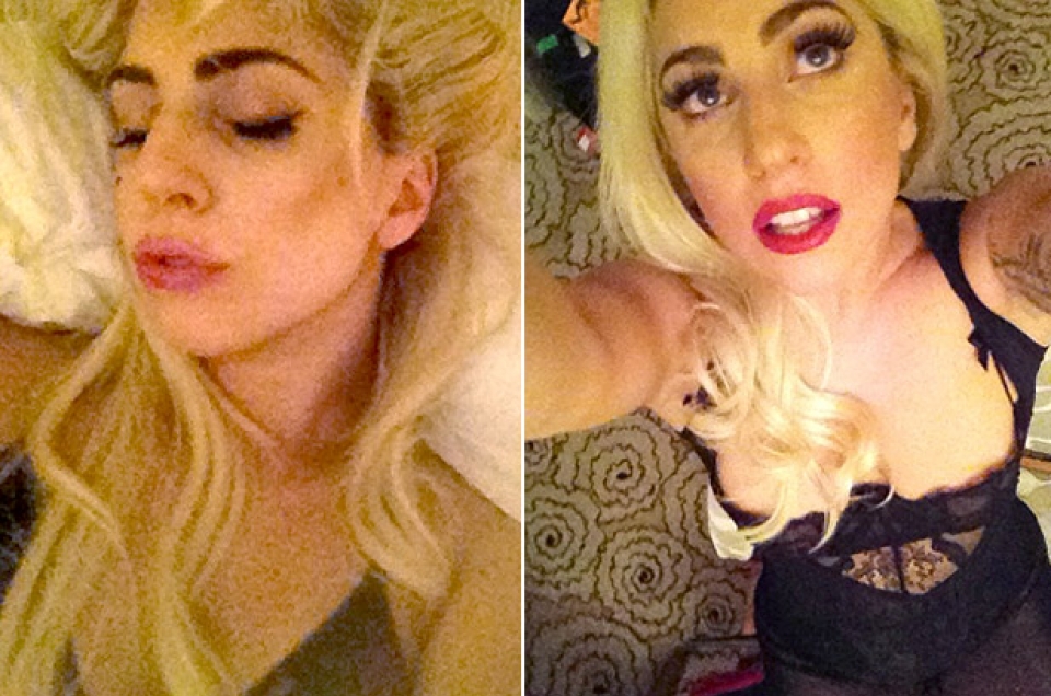 Lady Gaga Australian dago, 'Born this Way' kontzertu biran. Argazkia: Twitter.