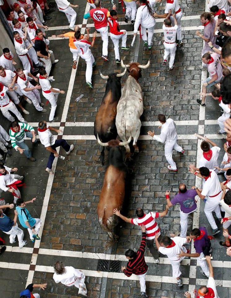 Encierros del fin de semana. Foto: EFE