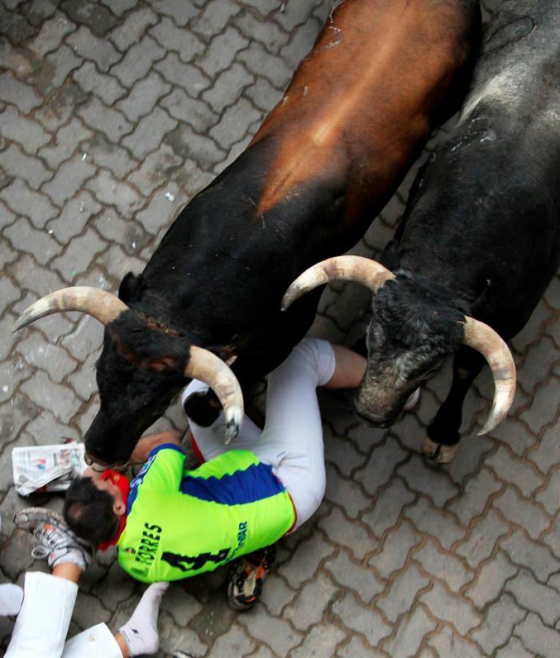 Encierros del fin de semana. Foto: EFE