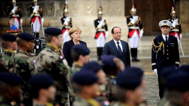 Merkel y Hollande vuelven a reunirse bajo la sombra de la crisis. Foto: EFE