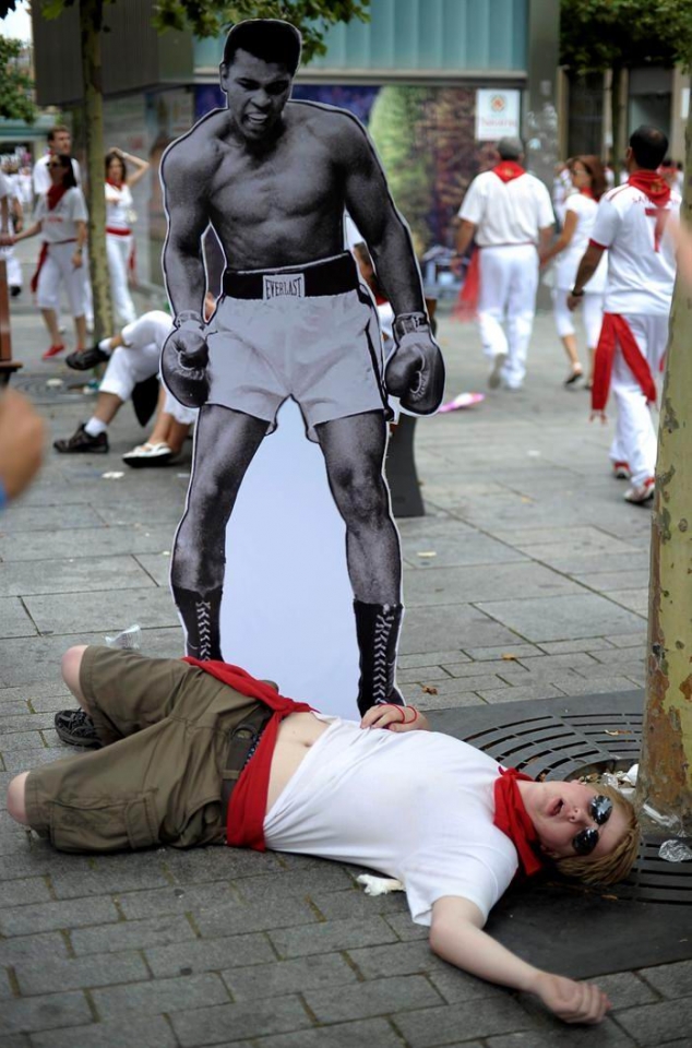 Ambiente en Pamplona Foto: EFE
