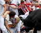 Third running of the bulls of the San Fermin festival 2012