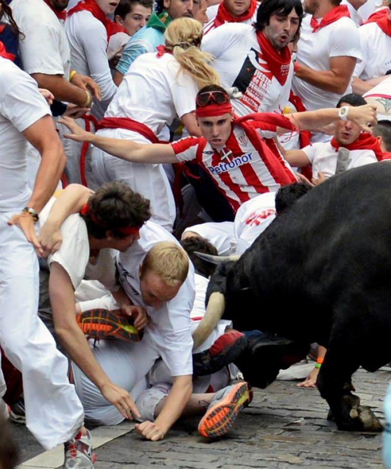 Encierros del fin de semana. Foto: EFE