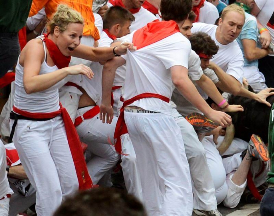 Encierros del fin de semana. Foto: EFE