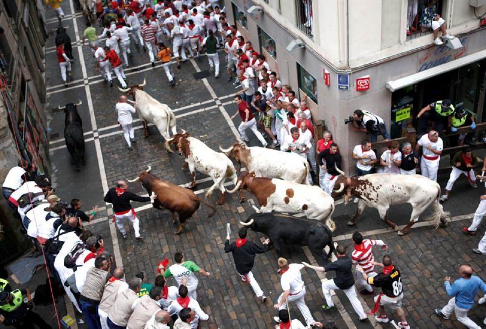 Encierros del fin de semana. Foto: EFE
