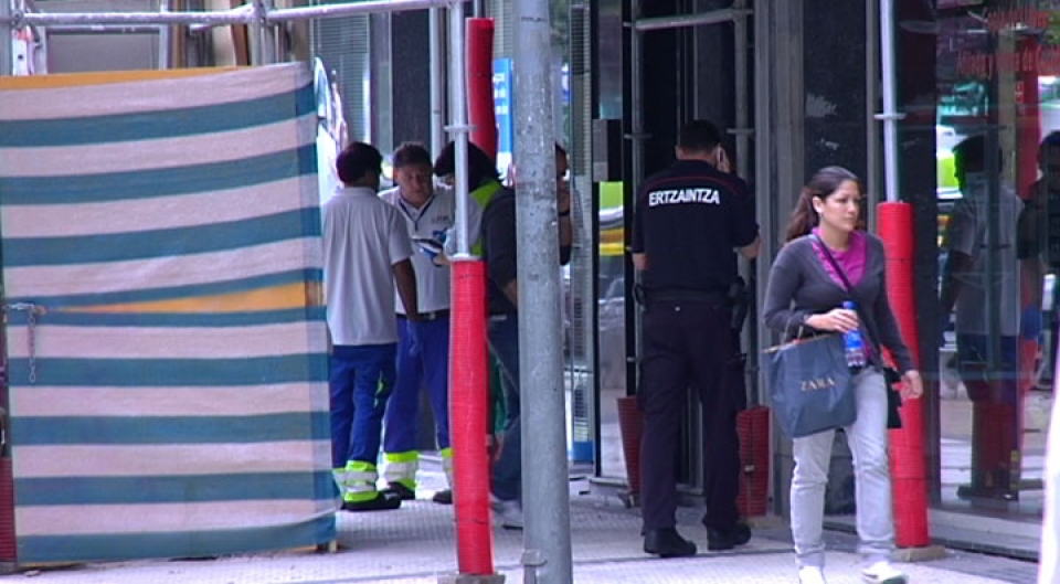 Atraco en Donostia. Foto: EITB.