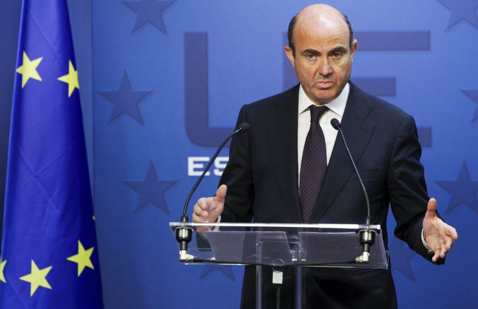 Espainiako ekonomia ministroa Luis de Guindos. Argazkia: EFE