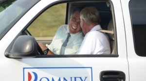Mitt Romney en campaña. Foto: EFE