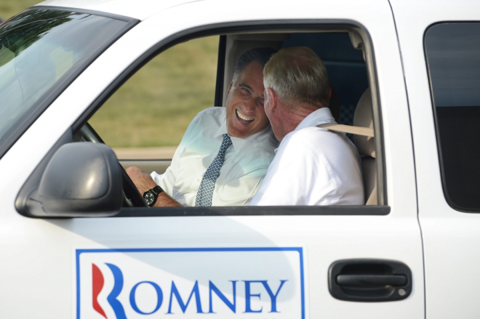 Mitt Romney kanpainan. Foto: EFE