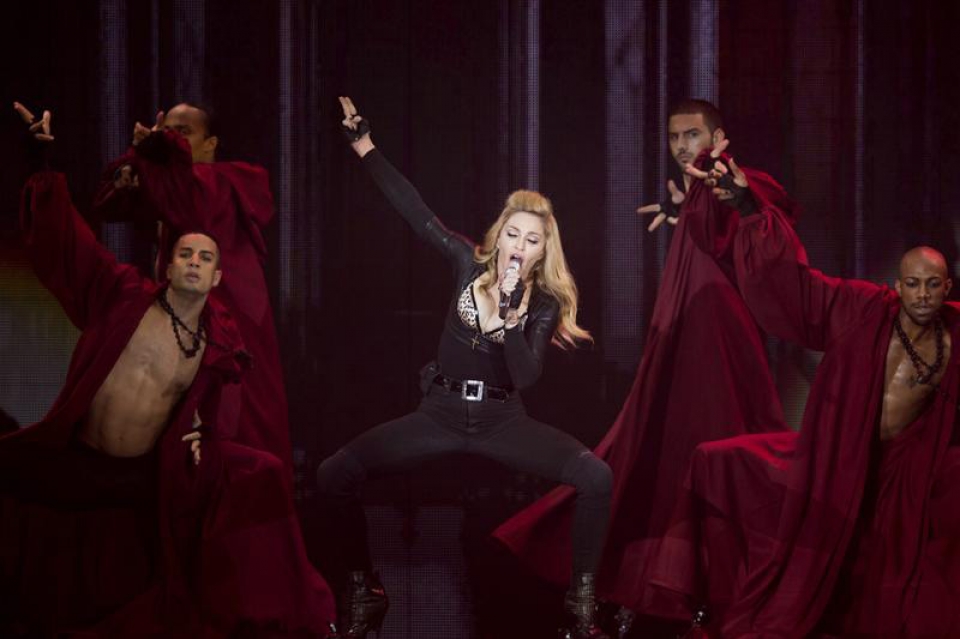 Madonnaren kontzertua Kolonian, Alemanian. Argazkia: EFE