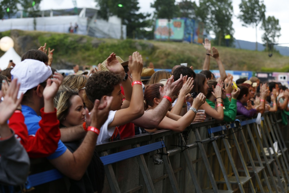 Bilbao BBK Live 2012. Segundo día. Miles de seguidores han acudido a Kobetamendi. Foto: Hodei Madariaga.
