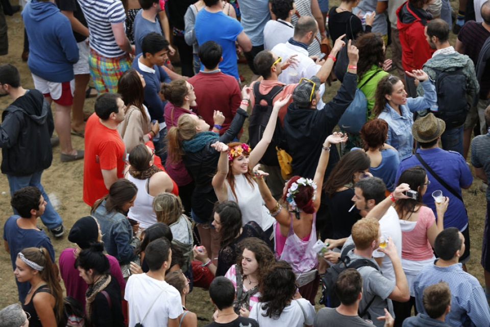 Público en el Bilbao BBK Live 2012. Foto: Hodei Madariaga