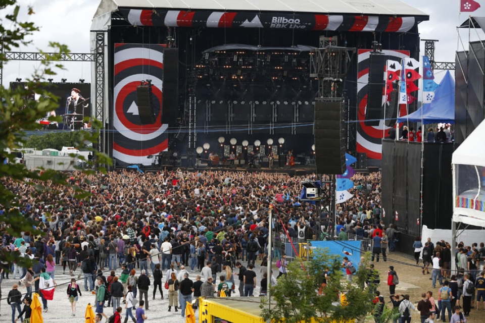 Público en el concierto de Mumford and Sons. Foto: Hodei Madariaga