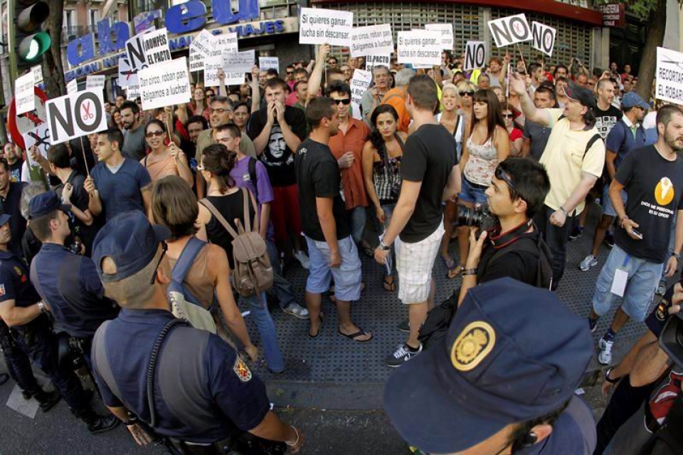 Protestas recortes | Funcionarios protestan en Madrid por los recortes