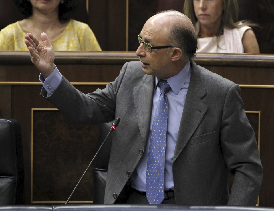 El ministro de Hacienda y Administraciones Públicas, Cristóbal Montoro. Foto: EFE