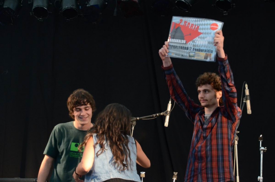 Entrega de premios del programa 'Lokaleroak' en Amorebieta. Foto: EITB