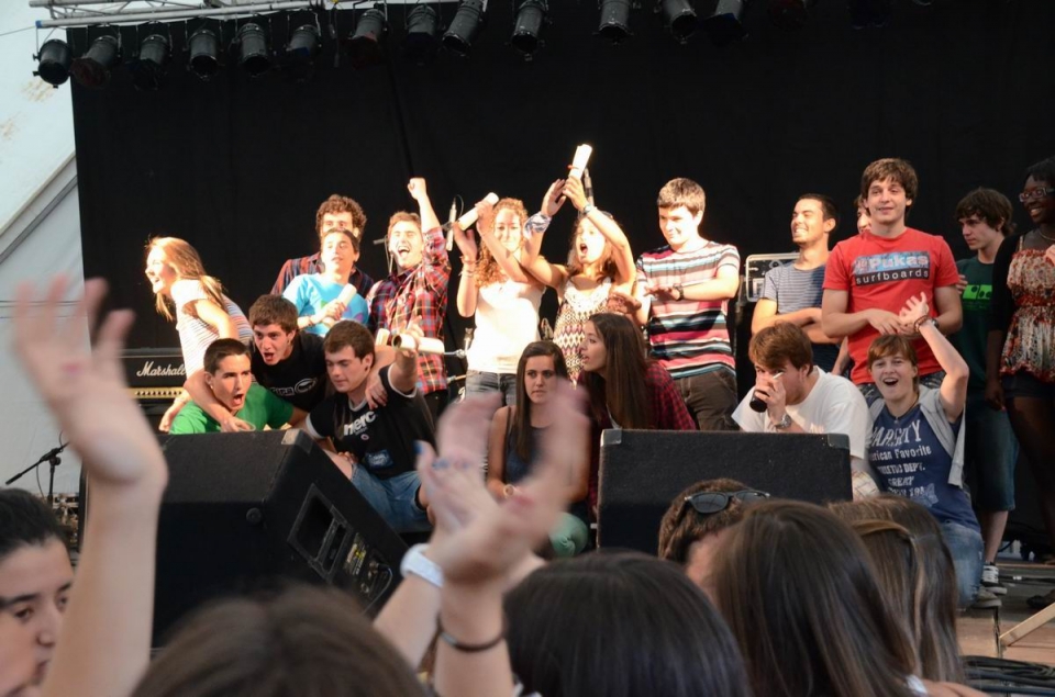 Entrega de premios del programa 'Lokaleroak' en Amorebieta. Foto: EITB