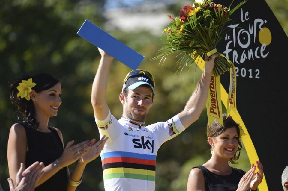Mark Cavendish gana la última etapa del Tour. Foto: EFE