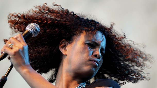 Neneh Cherry, en el pasado Jazzaldia. Foto: EFE